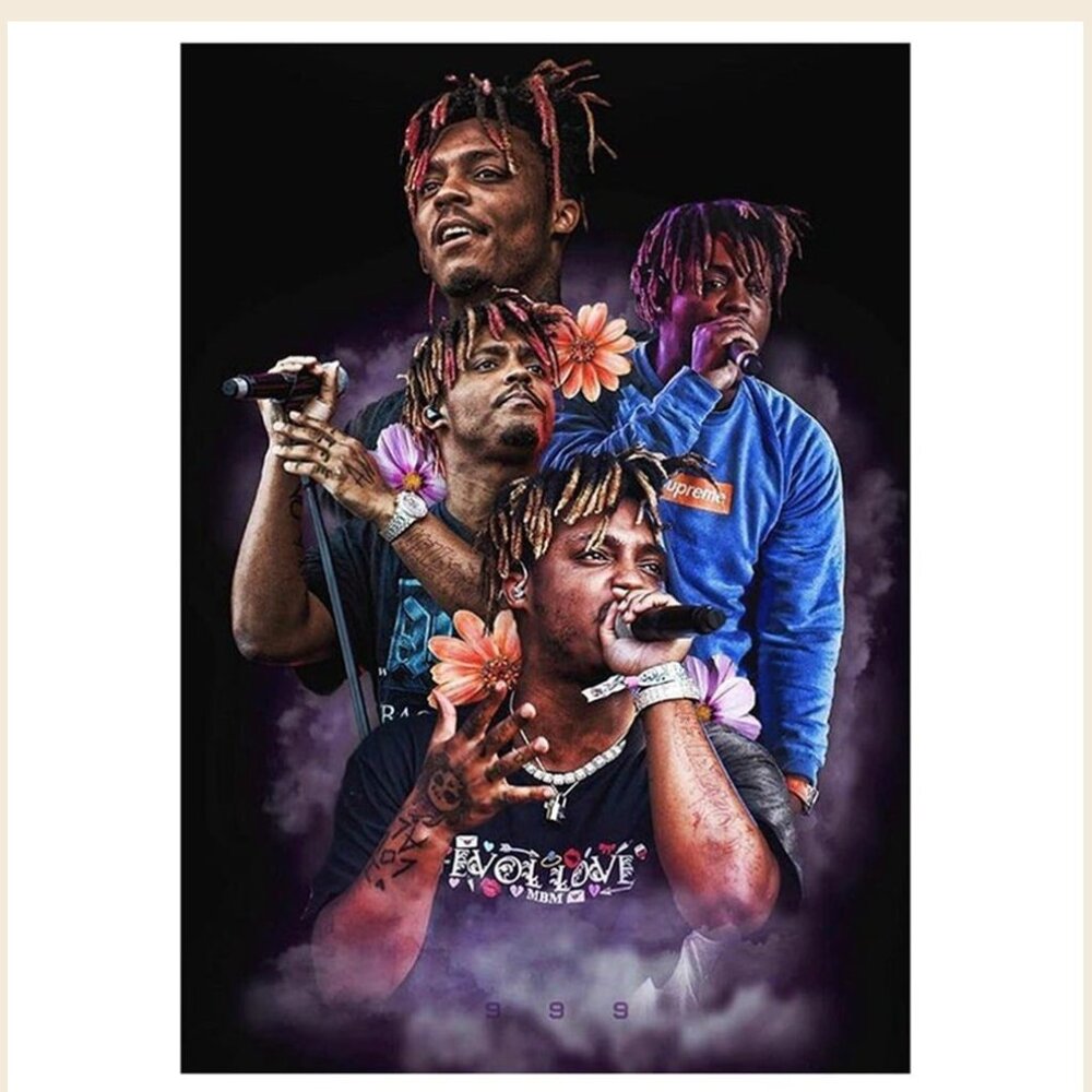 Juice Wrld Pop Music Men Singer Wall Poster_ 166